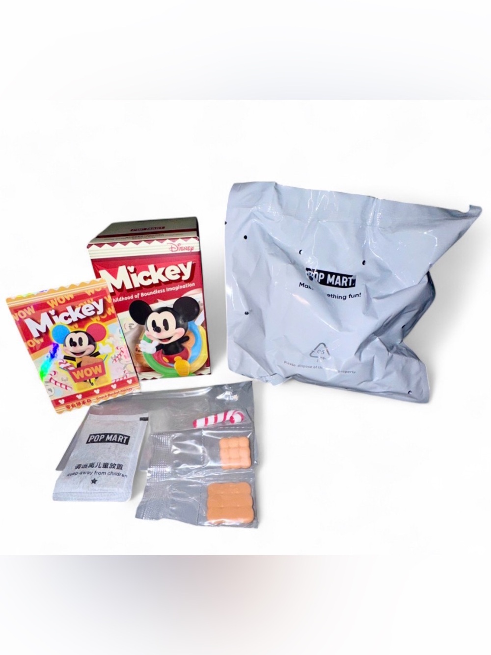POP MART x Disney Childhood of Boundless Imagination – Snack Bucket Mickey 🍪🍭🐭
